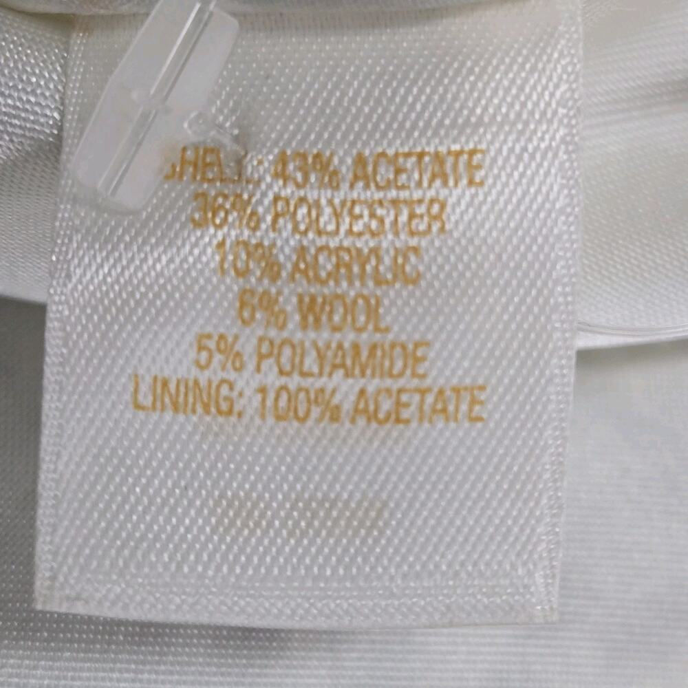Kate Spade Dress Womens 10 Be Dazzled Cream Black Ombre Embroidered Sleeveless‎ - Picture 9 of 12